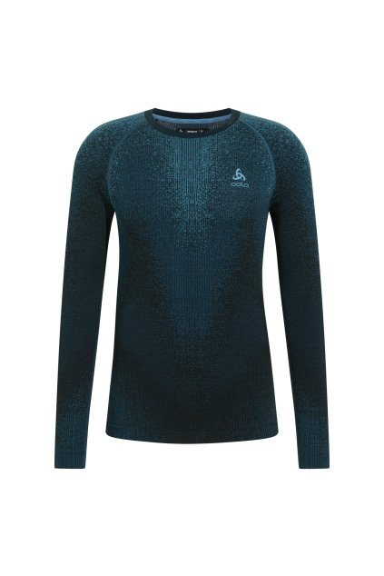 Termo tričko dlhý rukáv BLACKCOMB WARM ECO (FARBA sivá-oranžová, VEĽKOSŤ M)