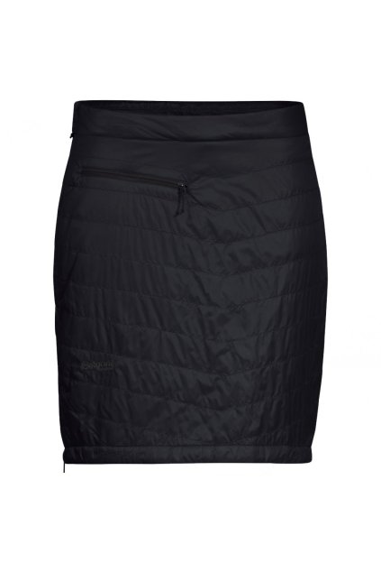 Dámska zateplená sukňa RØROS (FARBA čierna, VEĽKOSŤ M)