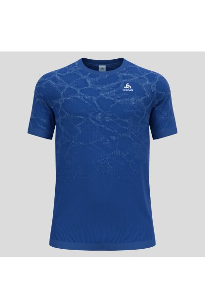Bežecké tričko krátky rukáv ZEROWEIGHT (FARBA modrá-tmavá, VEĽKOSŤ S)