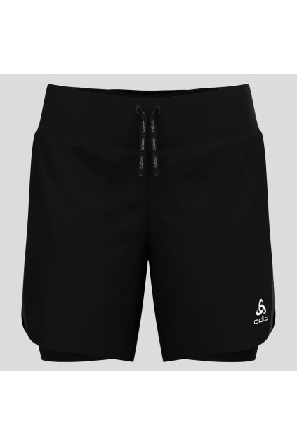 Bežecké šortky 2v1 X-ALP 6 INCH (FARBA čierna, VEĽKOSŤ XS)