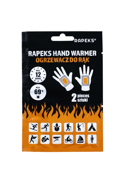 Ohrievač rúk RAPEKS HAND WARMER (2 kusy) (VEĽKOSŤ UNI)