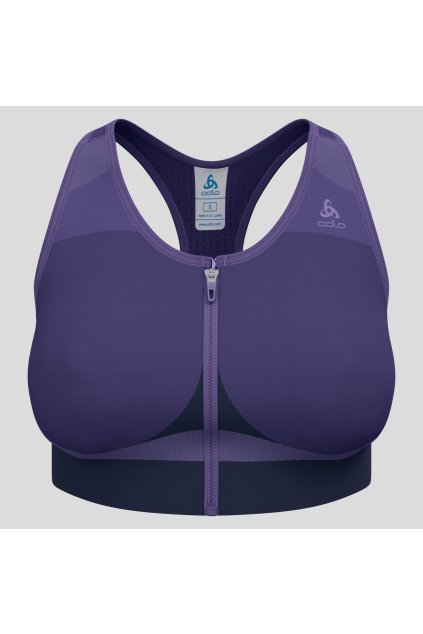 Športová podprsenka SEAMLESS ZIP HIGH SPORT (FARBA čierna, VEĽKOSŤ M)