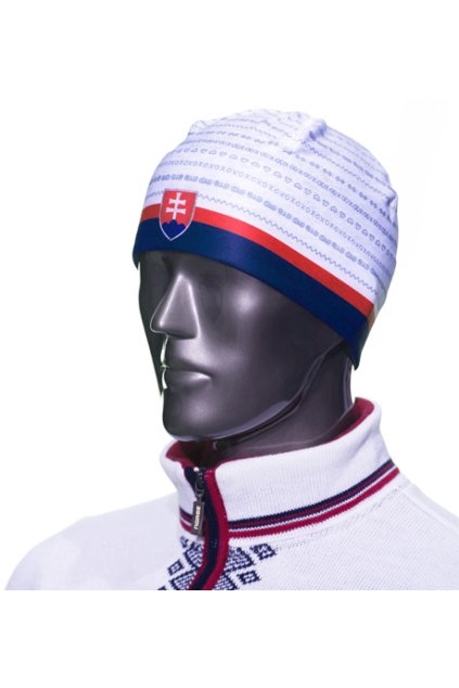 Športová čiapka na zimu SLOVAKIA Čičmany (FARBA biela, VEĽKOSŤ '-)