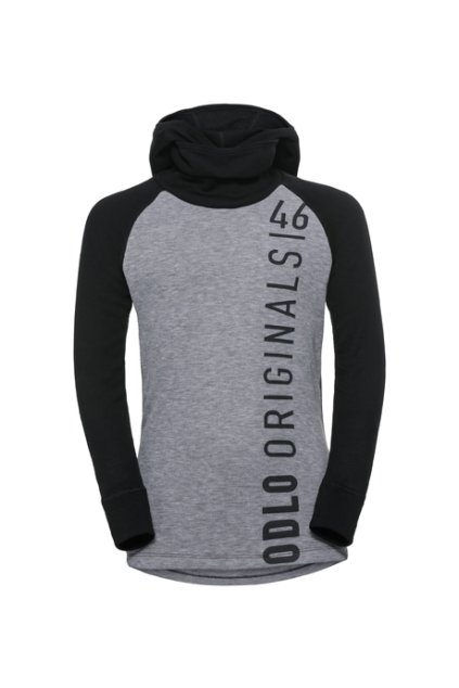 Termo tričko dl. rukáv s kuklou ORIGINALS WARM TREND (FARBA čierna, VEĽKOSŤ '-)