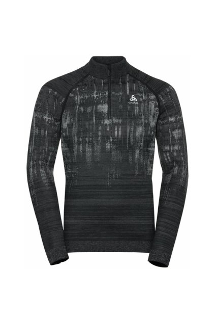 Funkčná mikina 1/2 zips BLACKCOMB (FARBA čierna, VEĽKOSŤ '-)