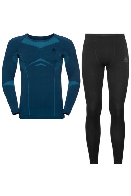 SET Termo tričko dlhý rukáv + termo spodky dlhé PERFORMANCE EVOLUTION WARM (FARBA čierna, VEĽKOSŤ '-)