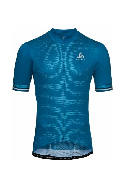 Cyklistický dres dlhý zips ZEROWEIGHT CERAMICOOL (FARBA čierna, VEĽKOSŤ '-)