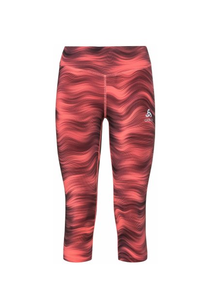 Športové legíny 3/4 ESSENTIAL SOFT PRINT (FARBA lososová, VEĽKOSŤ '-)