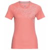 Termo tričko krátky rukáv F-DRY PRINT (FARBA lososová, VEĽKOSŤ XS)