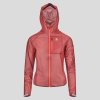 Nepremokavá bežecká bunda ZEROWEIGHT DUAL DRY WATERPROOF (FARBA lososová, VEĽKOSŤ S)