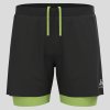 Bežecké šortky 2v1 ZEROWEIGHT 5 INCH (FARBA čierna, VEĽKOSŤ XL)