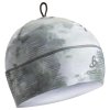 Čiapka POLYKNIT WARM ECO PRINT (FARBA sivá-pruhy)