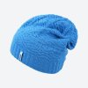 Detská pletená Merino čiapka B94 (FARBA modrá)