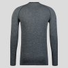 Bežecké tričko dlhý rukáv ESSENTIAL SEAMLESS ECO (FARBA sivá, VEĽKOSŤ S)