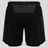 Bežecké šortky 2v1 X-ALP 6 INCH (FARBA čierna, VEĽKOSŤ S)