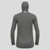 Termo tričko dlhý rukáv s kuklou ACTIVE WARM ECO LOGO (FARBA sivá-tmavá, VEĽKOSŤ M)