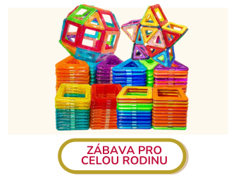 Zábava pro celou rodinu, stavebnice, magnetická stavebnice, lego, seva, chewa