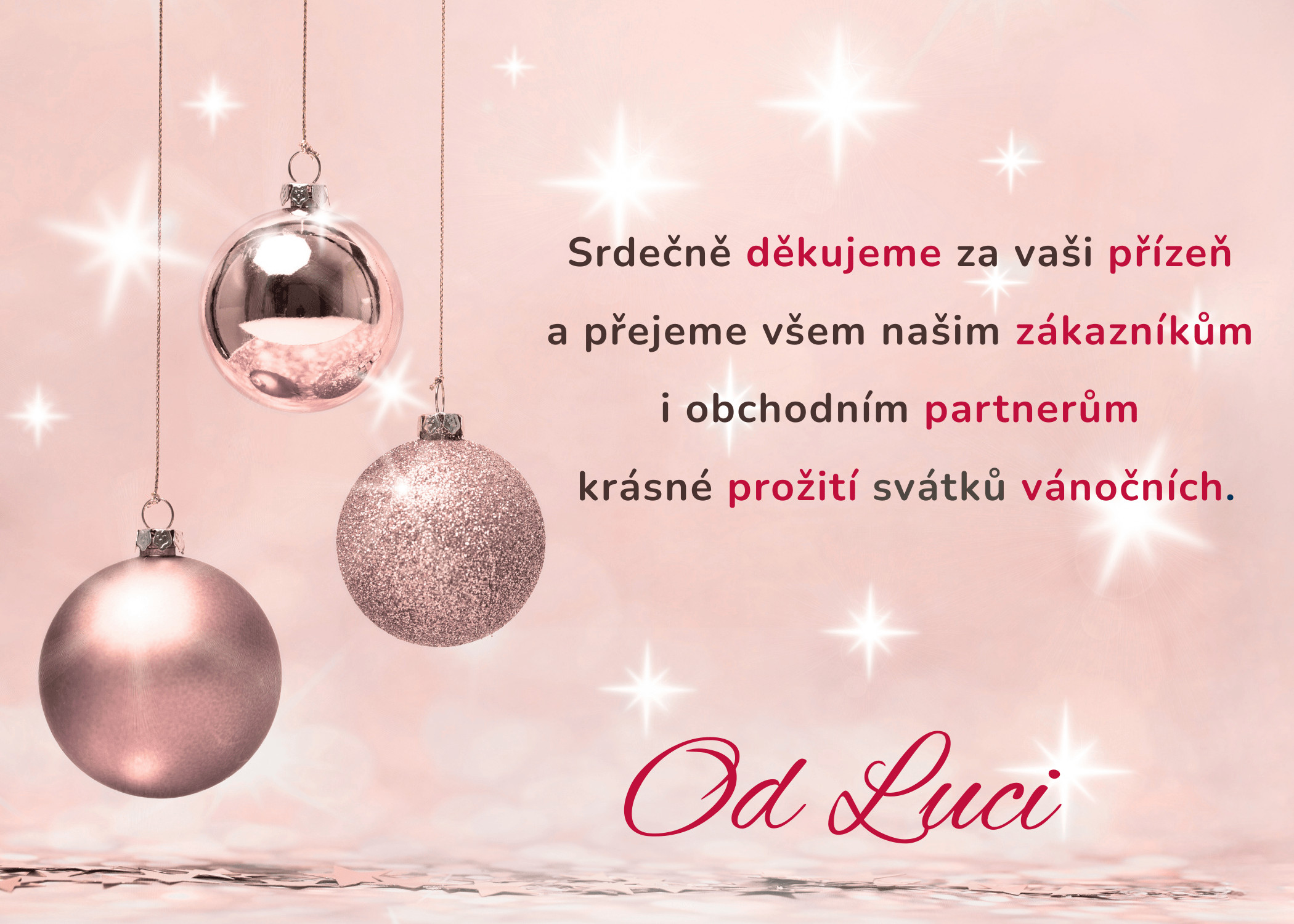 Děkujeme za vaši přízeň