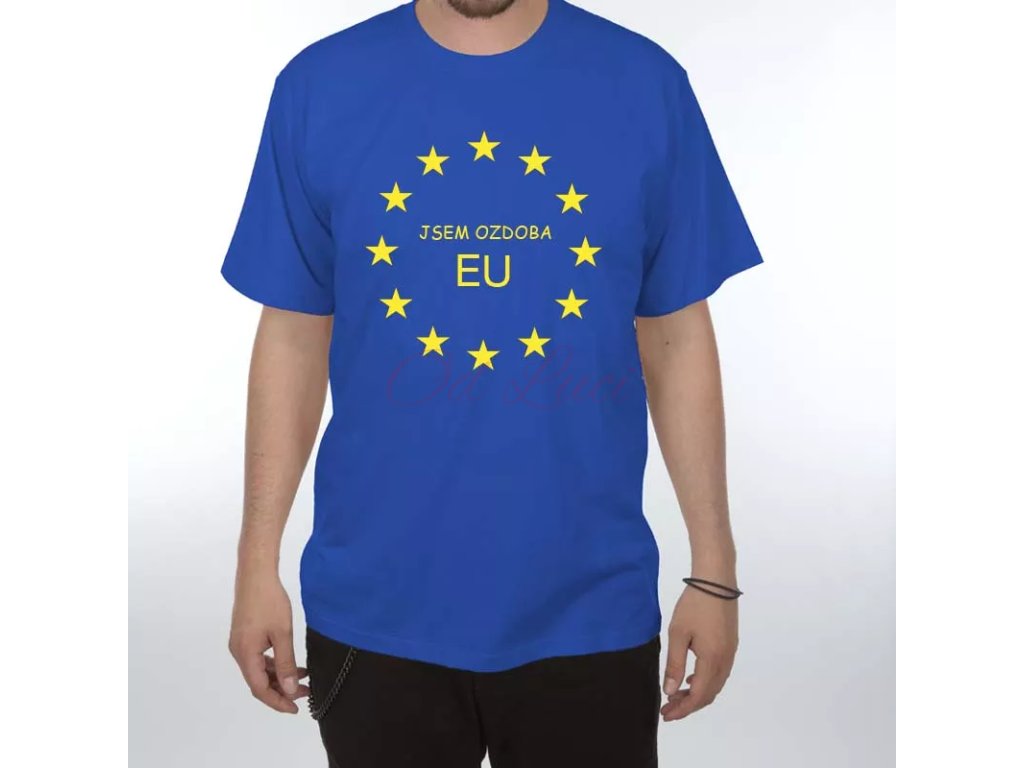 Vtipné tričko   Jsem ozdoba EU (size s, color královsky)