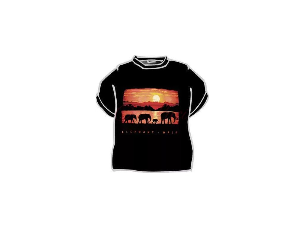 Sloni západ slunce (size L, color černá)