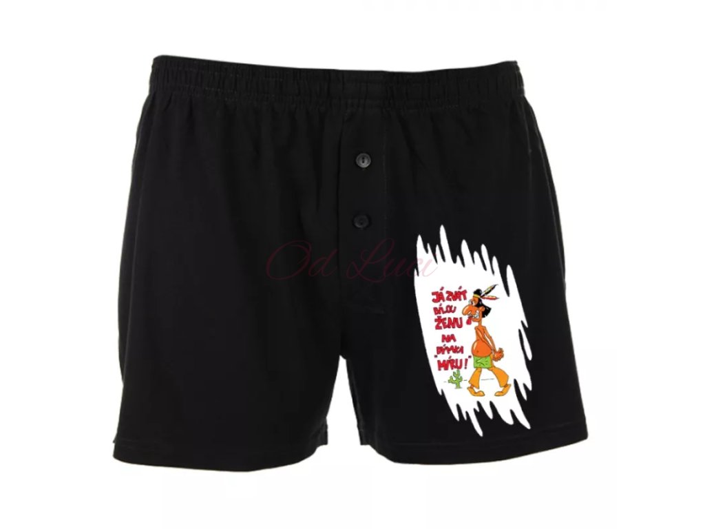 Trenýrky-Dýmka míru (size M, color černá)