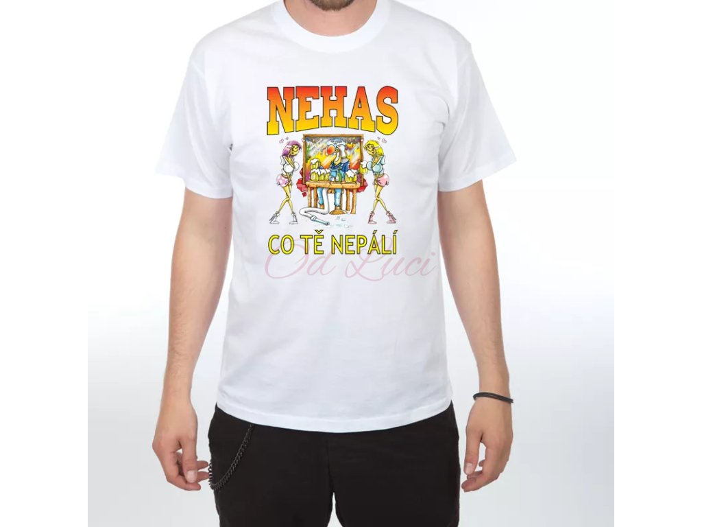 Nehas co tě nepálí (size s, color bílá)