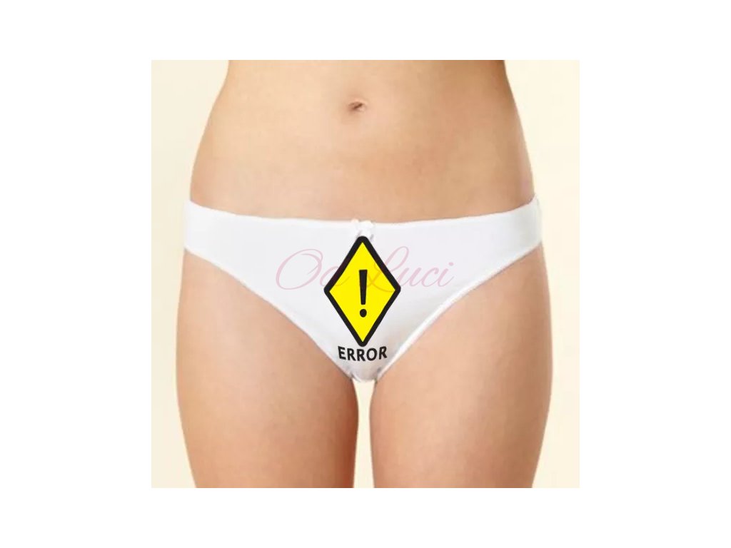 Kalhotky - error (size s, color tanga)