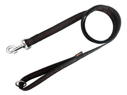 6520 popruhove voditko zebrovane hnede 2 150cm