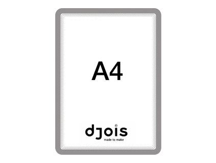 133616 tarifold magneticky samolepici ramecek a4 barva stribrna