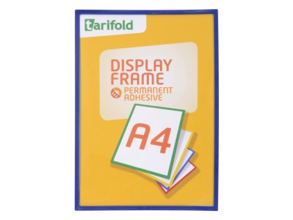 132593 tarifold samolepici ramecek display frame a4 barva modra