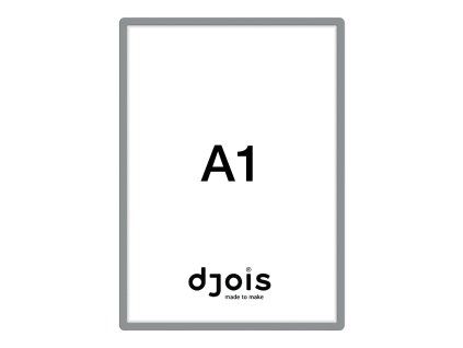 133604 tarifold magneticky samolepici ramecek a1 barva stribrna