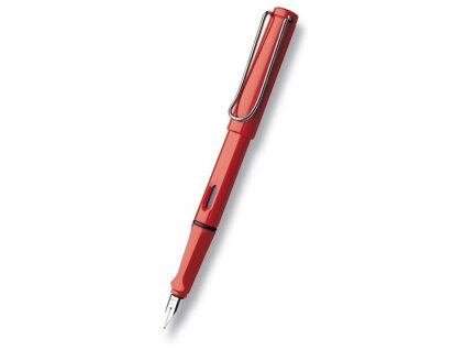 199720 plnici pero lamy safari shiny red hrot ef