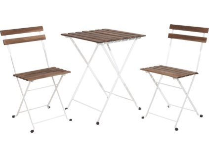 207211 progarden zahradni nabytek stul 2 zidle skladaci bistro