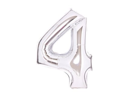 220028 nafukovaci cislice stribrne 4