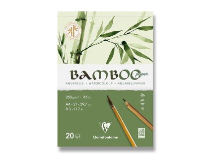 222344 1 akvarelovy blok clairefontaine bamboo a4 250 g