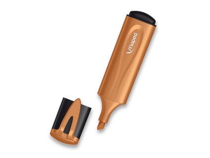 226247 zvyraznovac maped fluo peps glitter metal medena