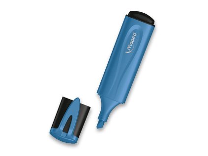 226250 zvyraznovac maped fluo peps glitter metal modra