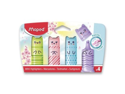 226382 zvyraznovac maped pastel mini sada 4 barev