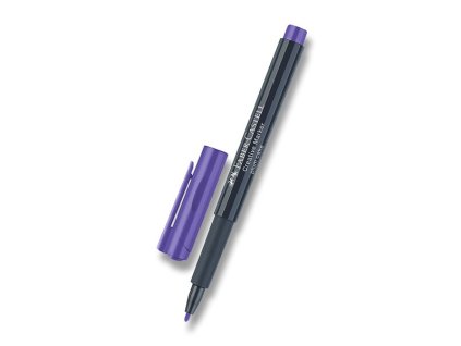 226421 popisovac faber castell creative fialovy