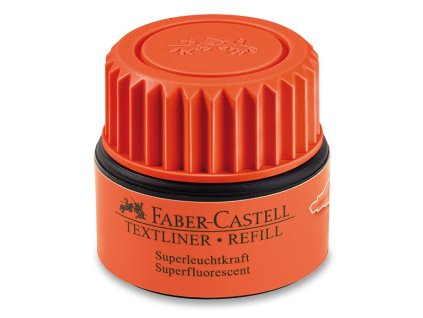 231506 napln faber castell texliner 1549 30 ml oranzova