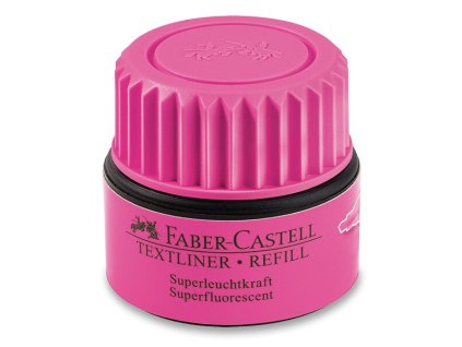 231512 napln faber castell texliner 1549 30 ml ruzova