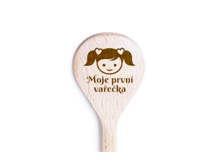 První vařečka hlavička (Určení Holčička)