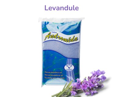 Sůl do koupele Androméda, levandule, 1 kg