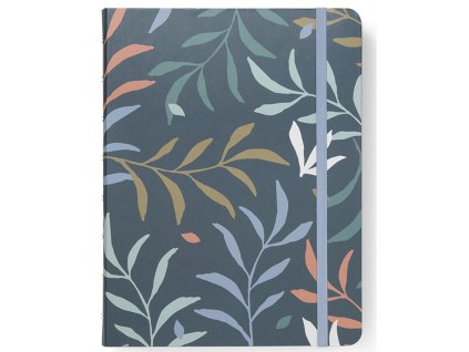 189406 2 filofax notebook botanical a5 barva modra