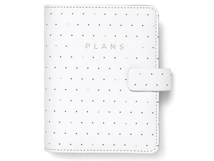 257767 filofax diar moonlight kapesni barva bila