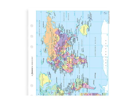 257827 filofax mapa sveta pro diare mapa velikost osobni