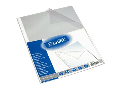 258094 6 bantex u kapsa pp a4 80 mic barva modry okraj