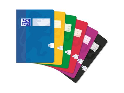 257551 oxford skolni sesit 445 a4 ctvereckovany mix barev