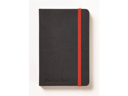 258007 oxford zapisnik black n red journal 72 listu linkovany pevne desky cerna velikost a6