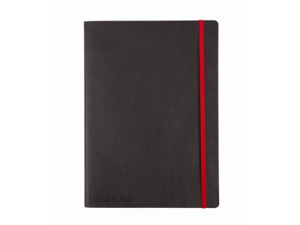 258004 6 oxford zapisnik black n red journal 72 listu linkovany mekke desky cerna velikost a6